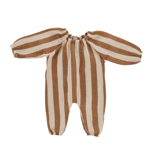 Tenue de poupée combinaison sans col – Gaze de coton