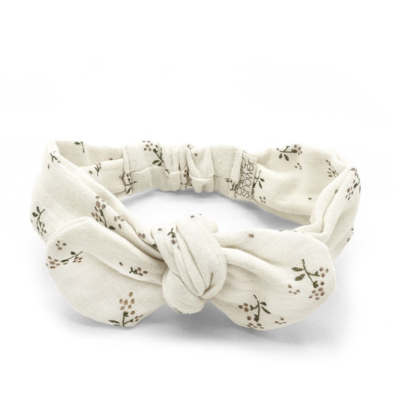 Babyturban en Coton Bio – Bandeau Bébé Ajustable (1-3 mois) | Babyshower