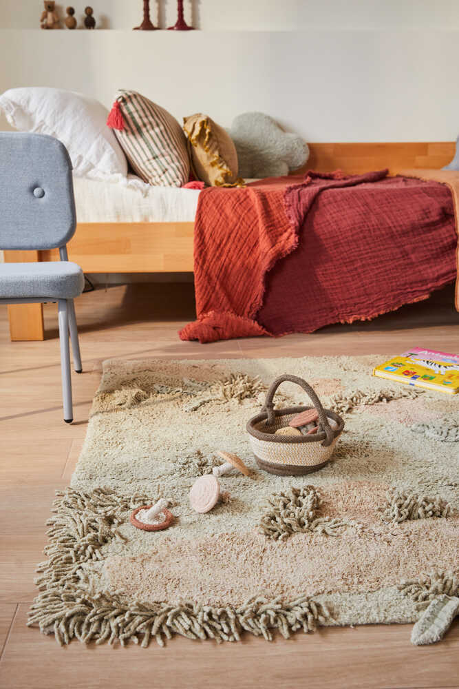 Tapis de jeux lavable Mushroom Forest – 120 x 160 cm