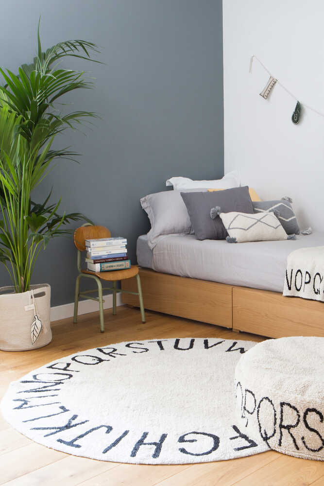Tapis Lavable ABC Natural Black – Lorena Canals
