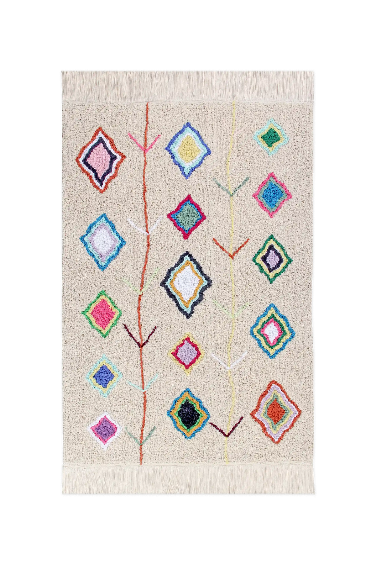 Tapis Lavable Kaarol – Lorena Canals | Multicolore Bohème