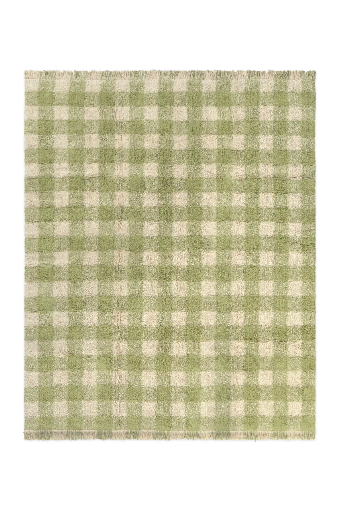 Tapis Lavable Vichy Matcha – Lorena Canals