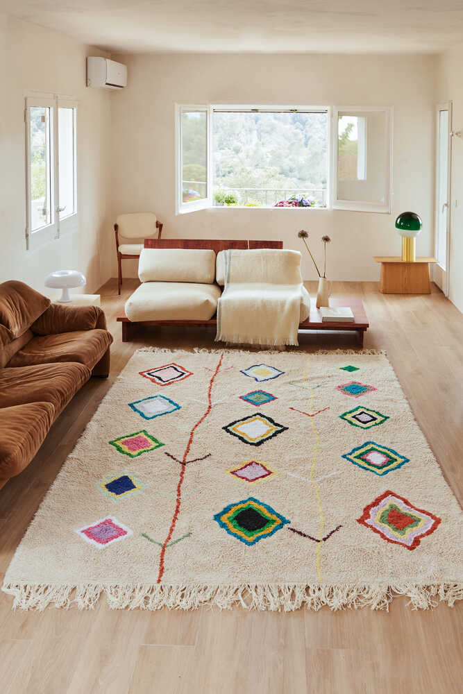Tapis Lavable Kaarol – Lorena Canals | Multicolore Bohème