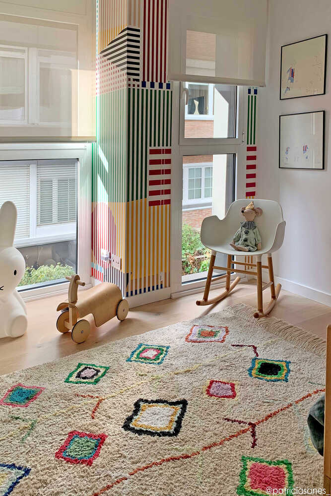 Tapis Lavable Kaarol – Lorena Canals | Multicolore Bohème