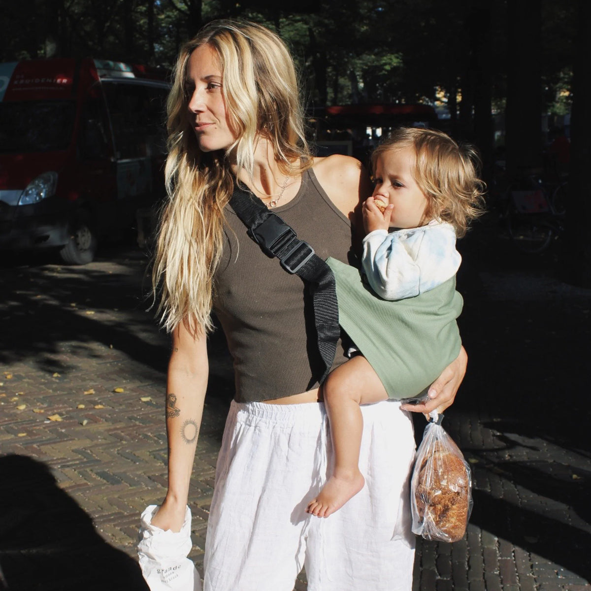 Porte-bébé Wildride – Confort Ergonomique, Coton 100%, 9 mois à 4 ans
