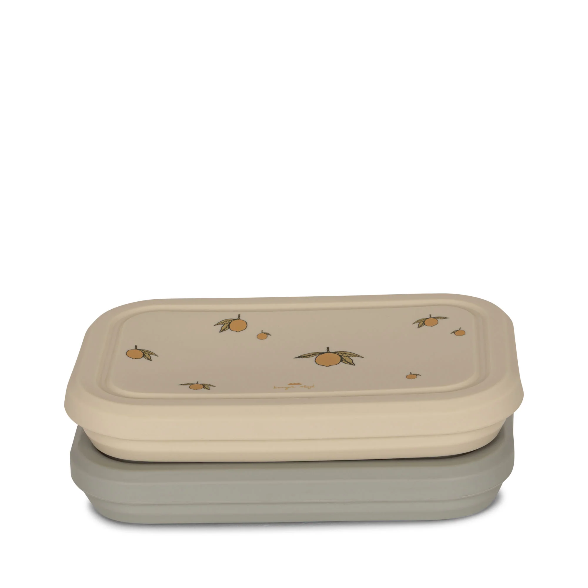 Lot de 2 boites alimentaires pliable Lemon Konges Slojd – Image 2