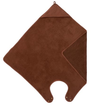 Cape de bain tablier toffee