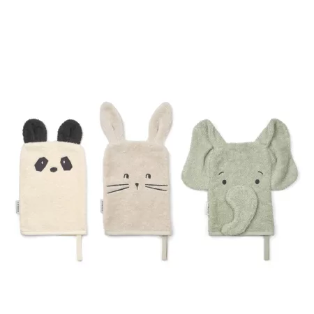 Gants de toilette Sylvester - Set de 3