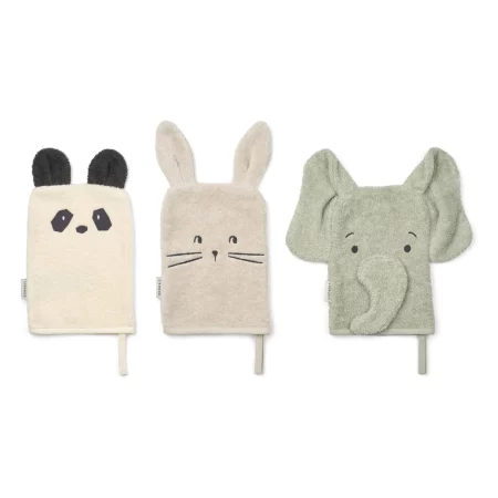 Gants de toilette Sylvester - Set de 3