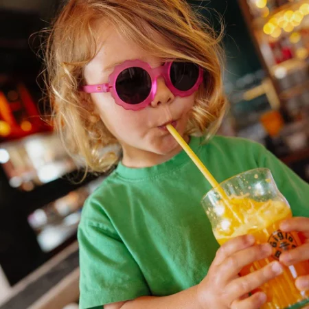 lunette de soleil enfant Chamy Fuchsia - Hello Hossy