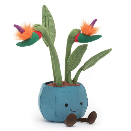 Peluche plante oiseau du paradis Jellycat