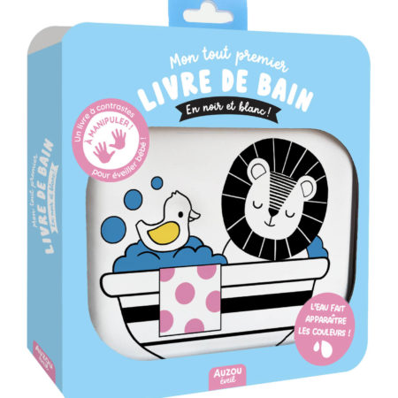 Livre de bain magique - en noir et blanc