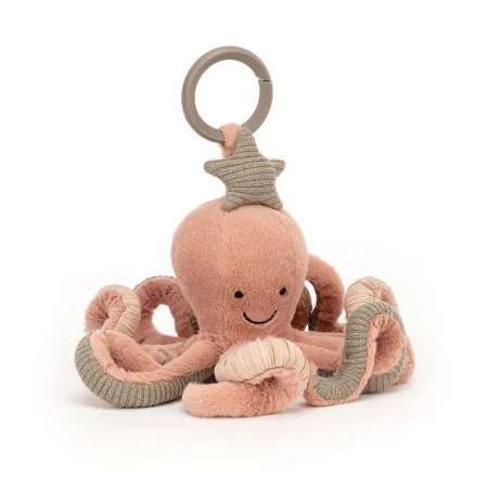 Peluche d'activité pieuvre Odell Octopus Jellycat
